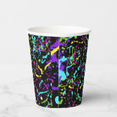 （ばちゃばちゃ）跳ねる絵を描-カラフル- 紙コップ (右)