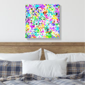 （ばちゃばちゃ）跳ねる絵を描 キャンバスプリント (インサイチュ (寝室))