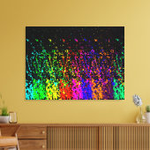 （ばちゃばちゃ）跳ねる絵を描 キャンバスプリント (インサイチュ (リビング))