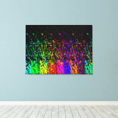 （ばちゃばちゃ）跳ねる絵を描 キャンバスプリント (インサイチュ (ウッドフロア))
