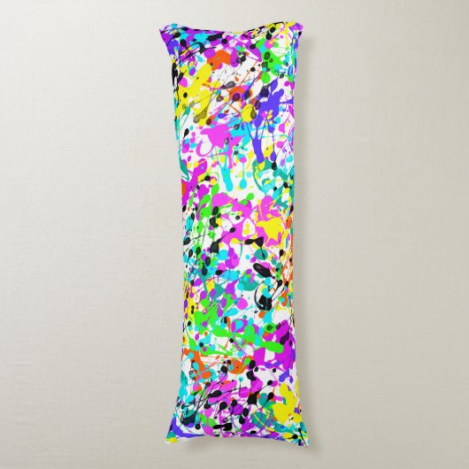 （ばちゃばちゃ）跳ねる絵を描 ボディピロー (正面縦)