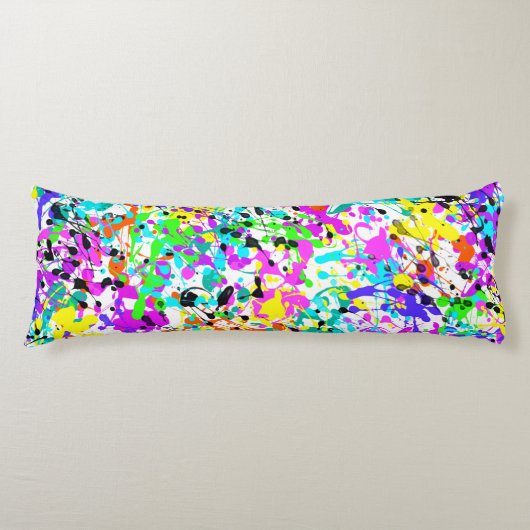 （ばちゃばちゃ）跳ねる絵を描 ボディピロー (正面)