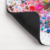 （ばちゃばちゃ）跳ねる芸術 マウスパッド (コーナー)