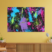 （ばちゃばちゃ）跳ねる キャンバスプリント (インサイチュ (リビング))