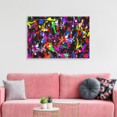 （ばちゃばちゃ）跳ねる キャンバスプリント (インサイチュ (リビング))