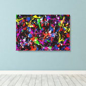 （ばちゃばちゃ）跳ねる キャンバスプリント (インサイチュ (ウッドフロア))