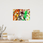 (ばちゃばちゃ)跳ねる ポスター (キッチン)