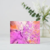 （ばちゃばちゃ）跳ねる ポストカード (スタンド正面)