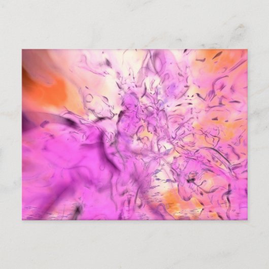 （ばちゃばちゃ）跳ねる ポストカード (正面)