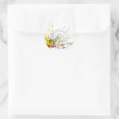 （ばちゃばちゃ）跳ねる ラウンドシール (バッグ)