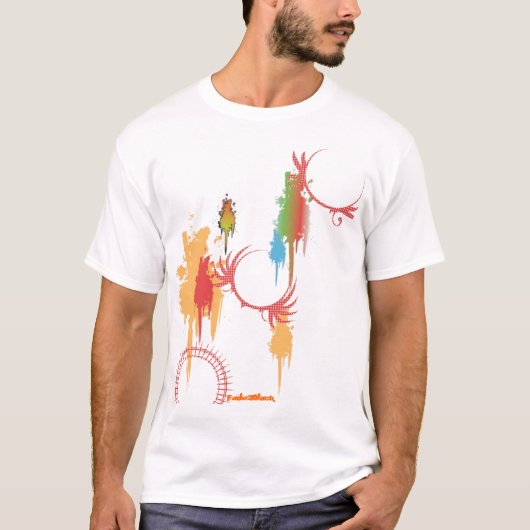 (ばちゃばちゃ)跳ねる Tシャツ (正面)