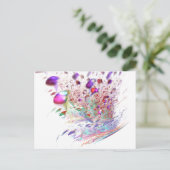 （ばちゃばちゃ）跳ねるII ポストカード (スタンド正面)