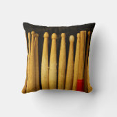 ばちドラマーミュージシャンパーカッション枕 クッション (裏面)