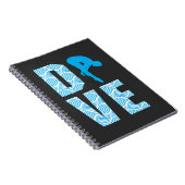 ばね板のダイビングのギフトのダイバーのプラットホームのばね板 ノートブック (右側)