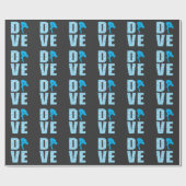 ばね板のダイビングのギフトのダイバーのプラットホームのばね板 ラッピングペーパー (フラット)