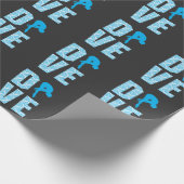 ばね板のダイビングのギフトのダイバーのプラットホームのばね板 ラッピングペーパー (角)