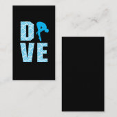 ばね板のダイビングのギフトのダイバーのプラットホームのばね板 名刺 (正面/裏面)