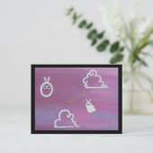 ばら積み雲はがき ポストカード (スタンド正面)