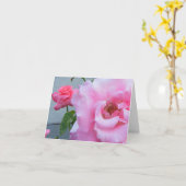 ばら色のすべての行事のメッセージカード カード (黄色い花)