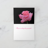 ばら色のすべての行事のメッセージカード カード (内部)