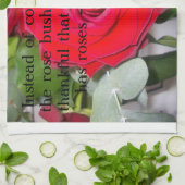 ばら色のふきん キッチンタオル (折り畳み)