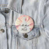 ばら色のサテンのエレガントな花嫁の服 缶バッジ (インサイチュ)