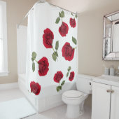ばら色のシャワー・カーテン シャワーカーテン (インサイチュ)