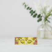 ばら色のニンフの細いプロフィールカード スキニー名刺 (スタンド正面)