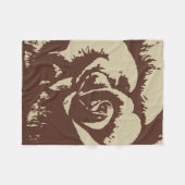 ばら色のフリースブランケット、50" x60 " フリースブランケット (正面(横))