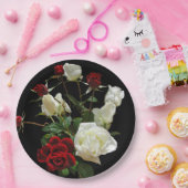 ばら色のブティックの紙皿 ペーパープレート (パーティー)