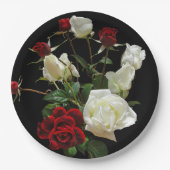 ばら色のブティックの紙皿 ペーパープレート (正面)