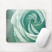 ばら色のマウスパッドの海緑の螺線形 マウスパッド (マウス)