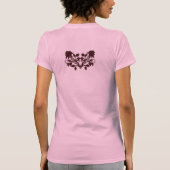 ばら色の入れ墨のTシャツ Tシャツ (裏面)