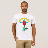 ばら色の十字のティー Tシャツ (正面フル)