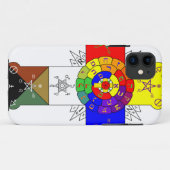 ばら色の十字のLamenのiPhoneの箱 Case-Mate iPhoneケース (裏面(横))