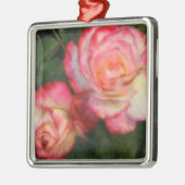 ばら色の印象の休日のオーナメント メタルオーナメント (左)