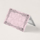 ばら色の影の妖精 名刺 (裏面)