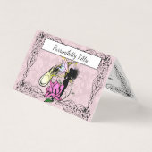 ばら色の影の妖精 名刺 (正面)