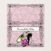 ばら色の影の妖精 名刺 (外部フラット)