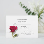 ばら色の応答カード 出欠カード (スタンド正面)