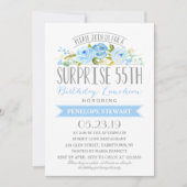 ばら色の旗の驚きの第55誕生日の昼食会 招待状 (正面)