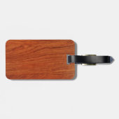 ばら色の木製のテンプレートのブランクの簡単は文字の写真を加えます ラゲッジタグ (裏面横)