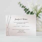 ばら色の真珠第30記念日の応答カード 出欠カード (スタンド正面)