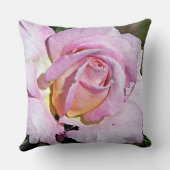 ばら色の装飾用クッション クッション (裏面)