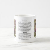 ばら色の賢明なコーヒー・マグを持つトラのアゲハチョウ コーヒーマグカップ (中央)