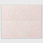 ばら色の金ゴールドのグリッターのダイヤモンド ラッピングペーパー (フラット)