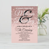 ばら色の金ゴールドのグリッターの輝きの赤面のピンクプログラム プログラム (スタンド正面)