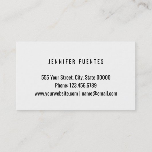 ばら色の金ゴールドのグリッターの金ゴールドの網の美容師 名刺 (裏面)