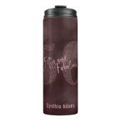 ばら色の金ゴールドのグリッター及び《写真》ぼけ味50及びすばらしいタイポグラフィ タンブラー (正面)