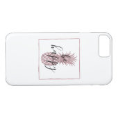 ばら色の金ゴールドのパイナップル Case-Mate iPhoneケース (裏面(横))